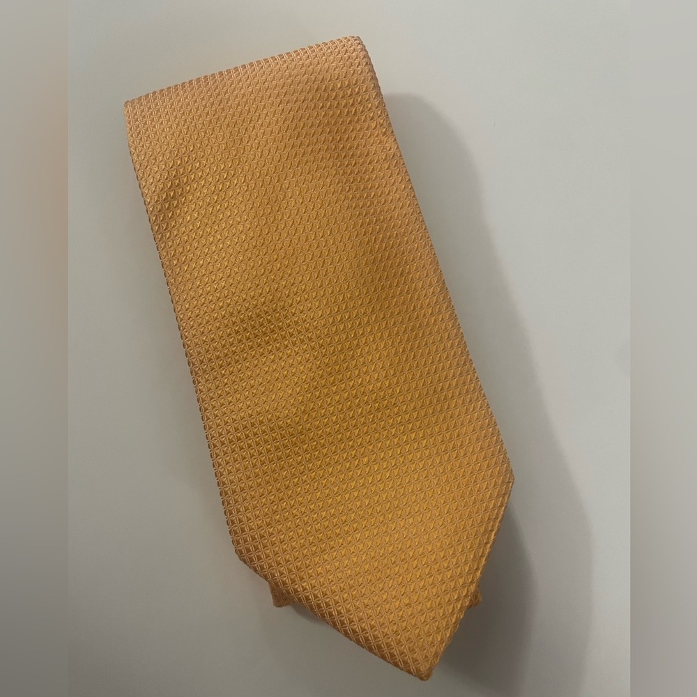 Vitaliano Pancaldi Elegant Silk Tie Orange Made in Italy